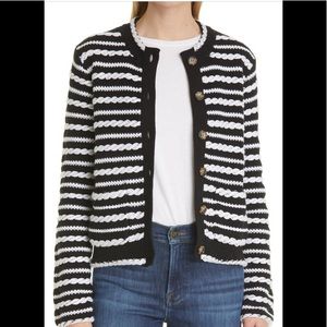 La Ligne Braid Strip Cardigan.
